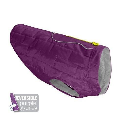 Kurgo® Loft Nepromokavá bunda pro psy Deep Violet/Grey