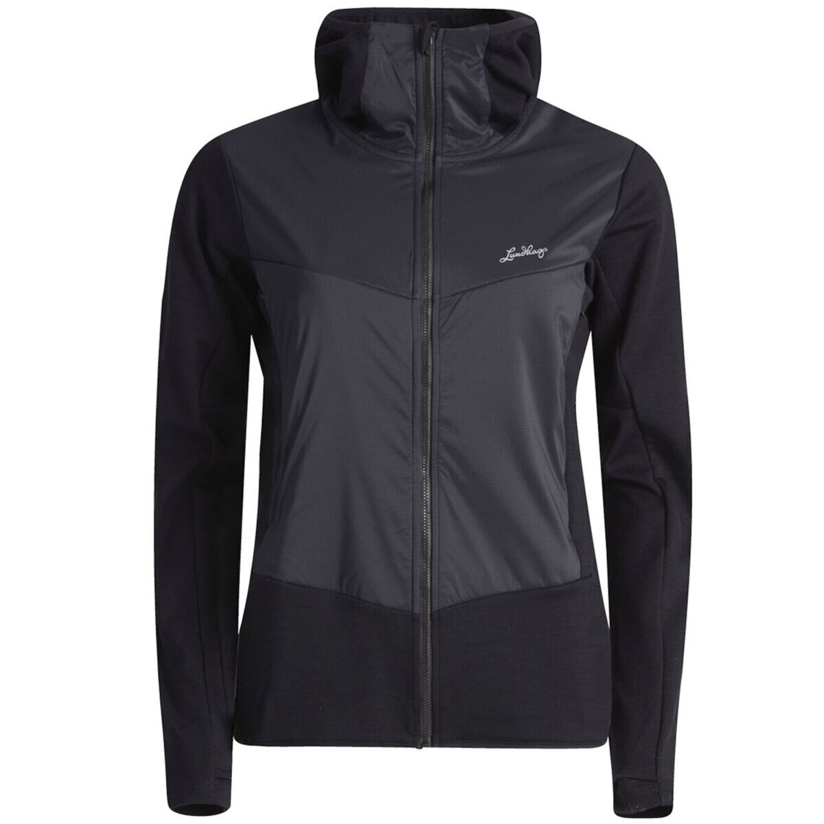 Dámska merino mikina Lundhags Padje Merino Block Hoodie W veľkosť oblečenia L