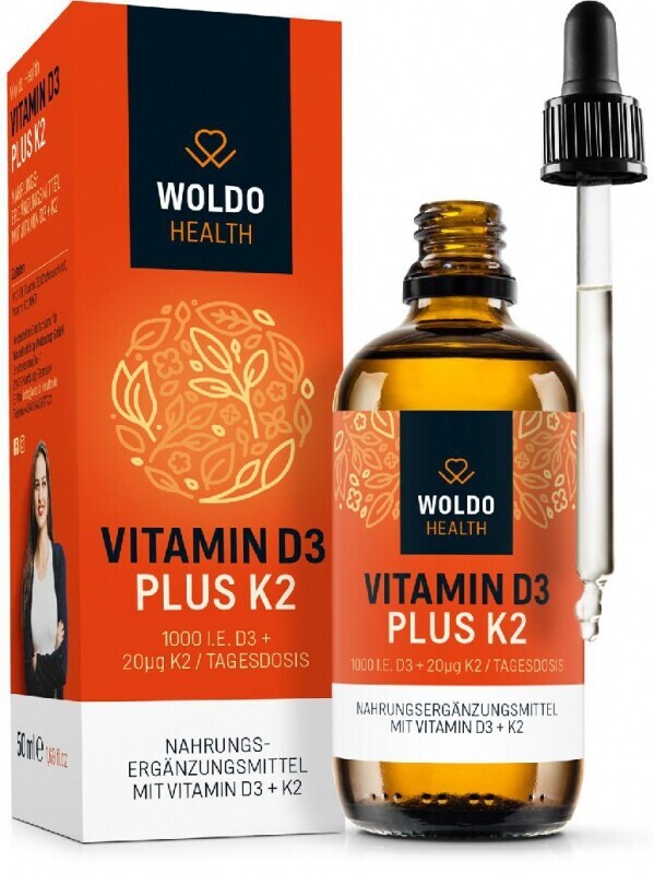Vitamíny D3 + K2 v MCT (kapky)