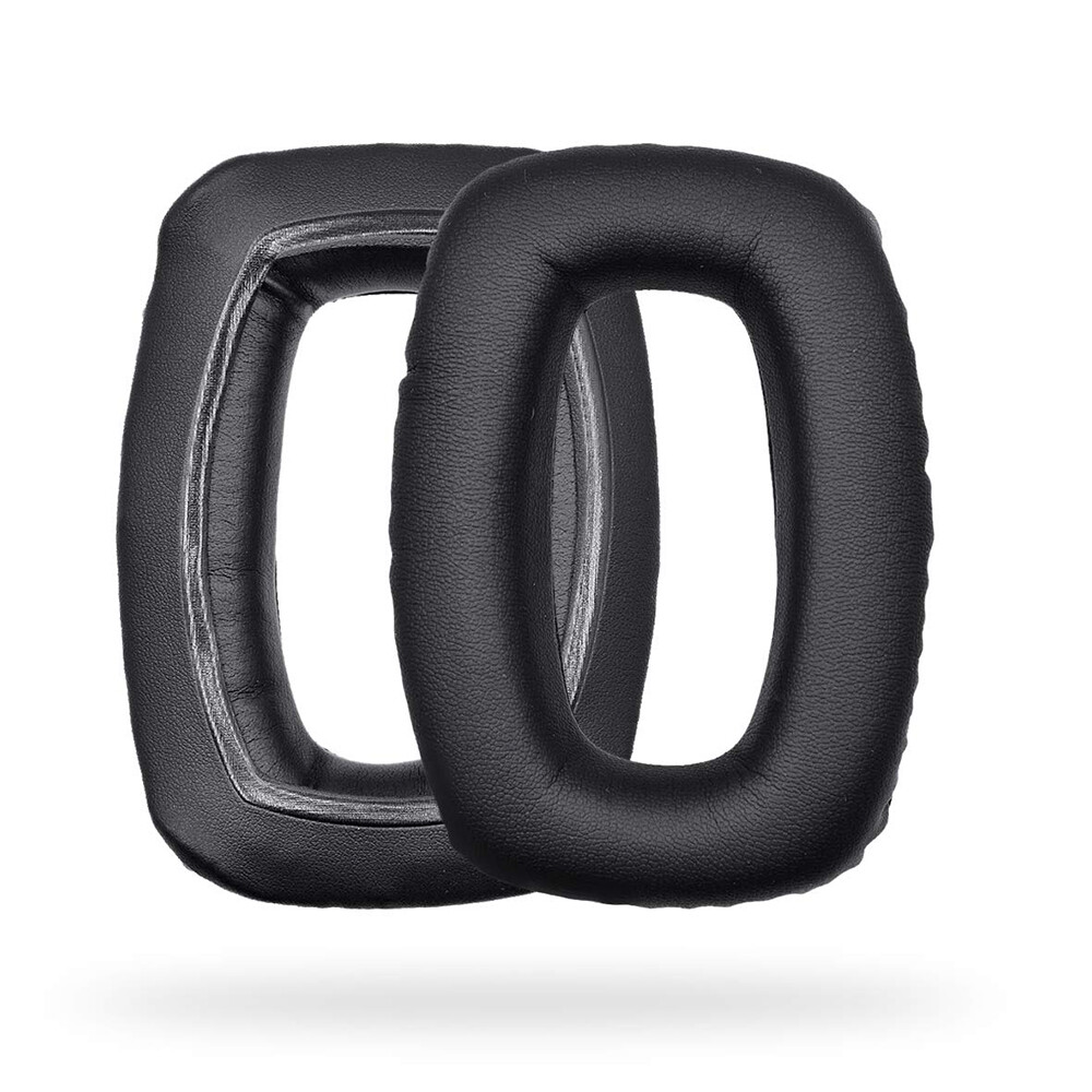 Náhradné náušníky pre slúchadlá Beyerdynamic DT 100, DT 102, DT 108, DT 109, DT 150, DT 190 - čierne, kožené