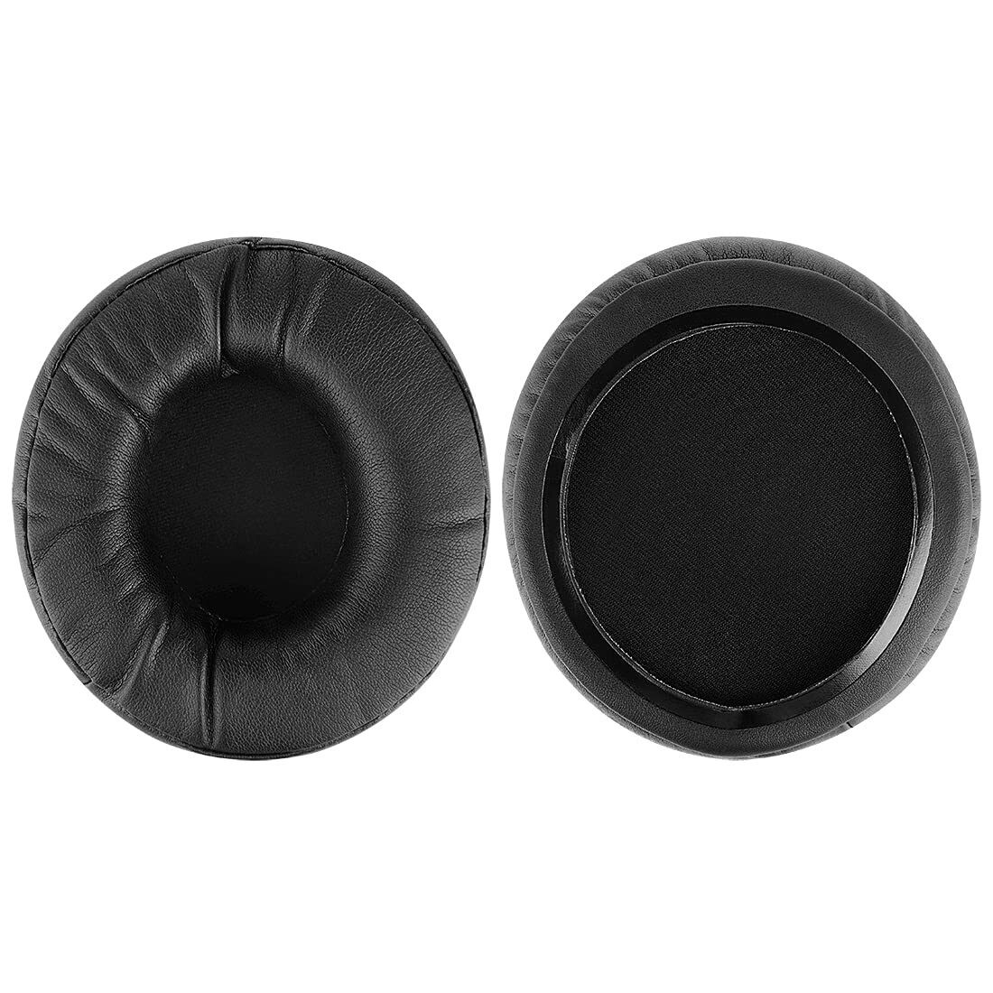 Náhradné náušníky pre slúchadlá Beyerdynamic T5P, T70, T90, HS200, HS400, HS800, RSX700 - čierne, kožené
