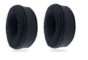 Náhradné náušníky pre slúchadlá Skullcandy Grind - Čierne, kožené zamatové