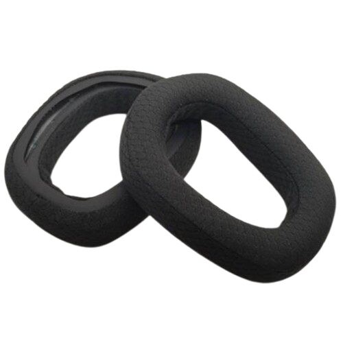 Náhradné náušníky pre slúchadlá Logitech G435 - Čierne, látkové