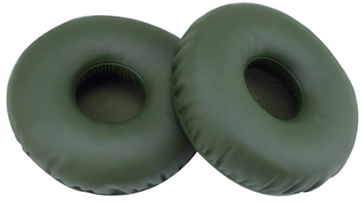 Náhradné náušníky pre slúchadlá Sony MDR-XB650BT, XB550AP a XB450 - Zelené, kožené