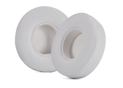 Náhradné náušníky pre slúchadlá Beats Solo 4 - Biele, kožené