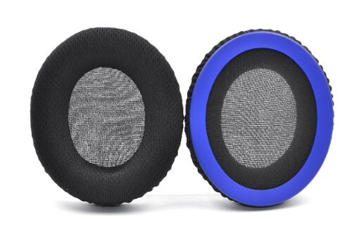 Náhradné náušníky pre slúchadlá Kingston HyperX Stinger Core - Čierno modré, látkové