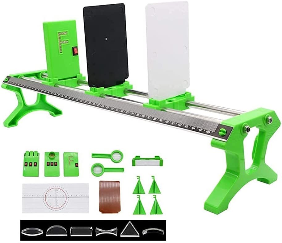 Veľká optická sada s nastaviteľnou koľajnicou