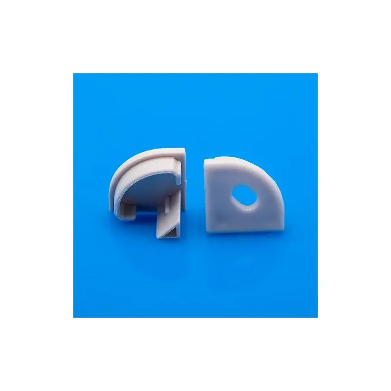 Koncovka k profilu ALMP11, zaoblená s otvorom