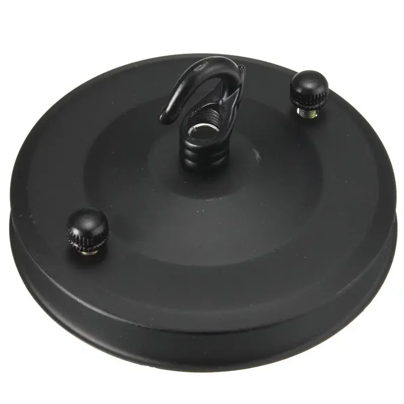 Baldachýn s háčikom, priemer 105mm, čierny