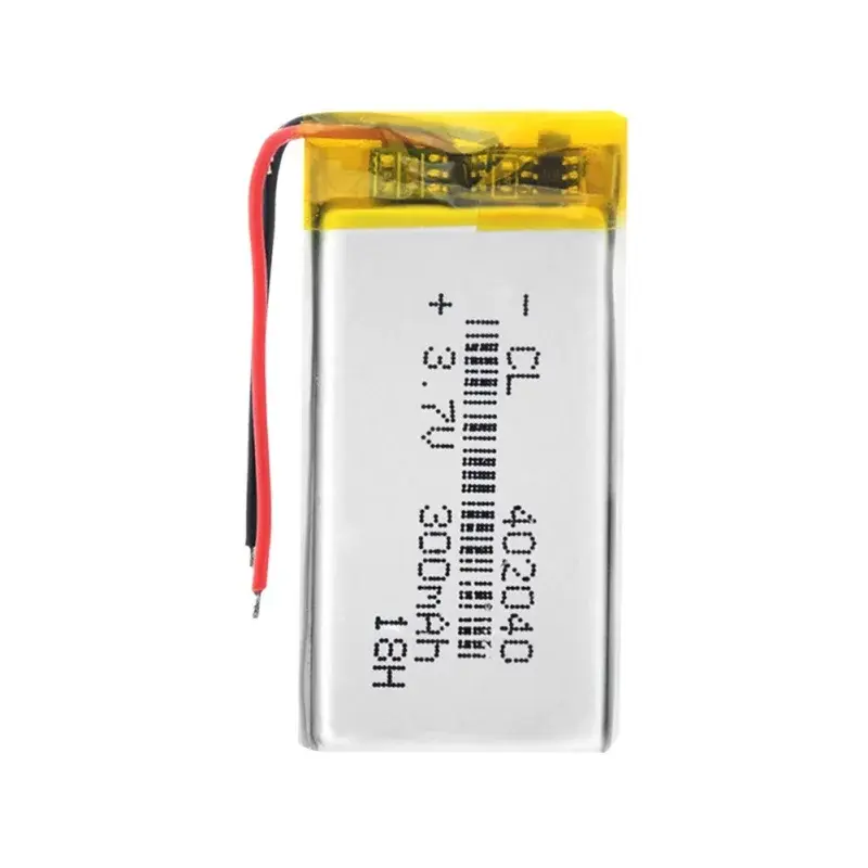 Li-Pol batéria 300mAh, 3.7V, 402040