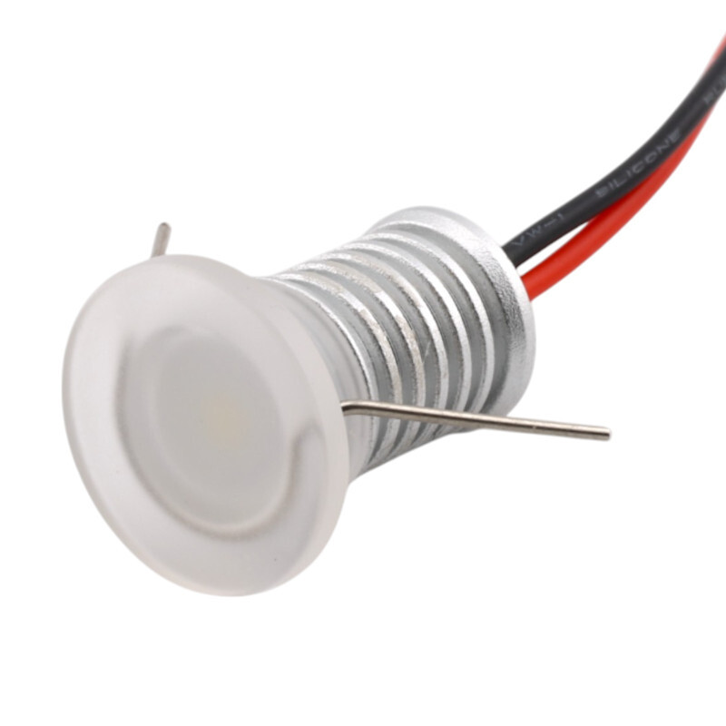 LED-SK mini podhľadové svietidlo 1W, mliečne, Teplá biela