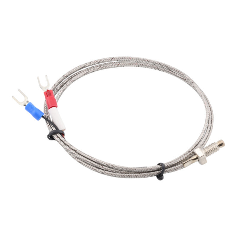 Teplotná sonda K, 0-600 ° C, skrutka M6, 1 m