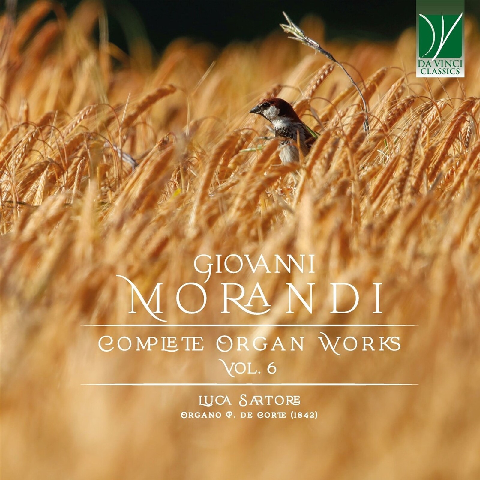 Luca Sartore, GIOVANNI MORANDI: COMPLETE ORGAN WORKS VOL. 6, CD
