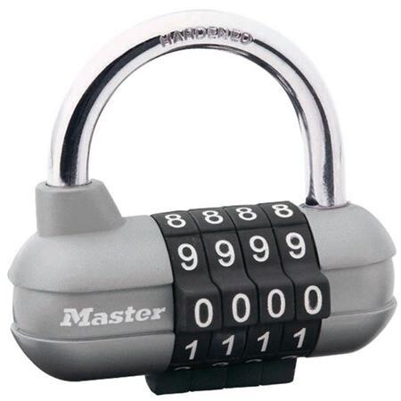 Master Lock Kombinačný visiaci zámok horizontálny 1520EURD - - šedý