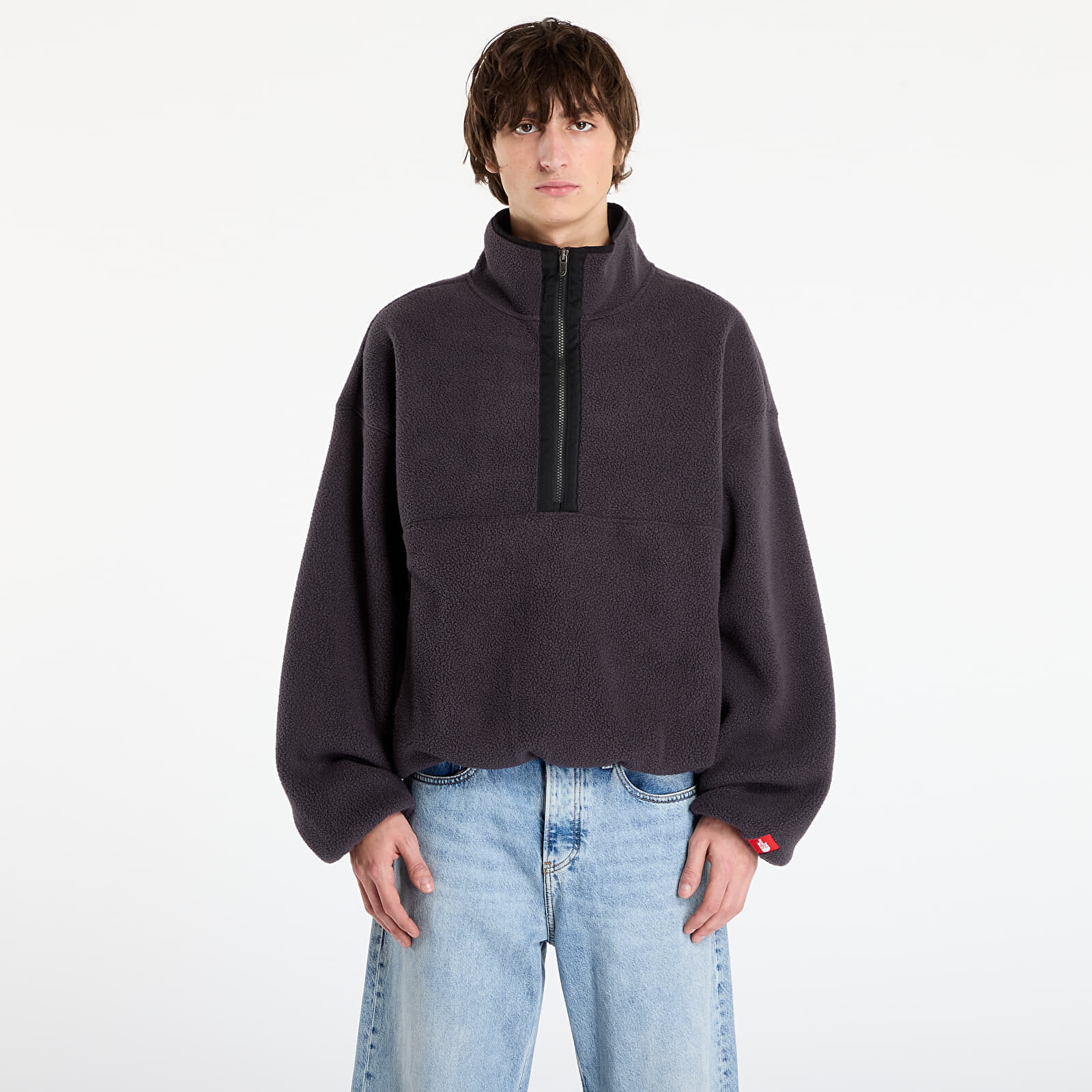 Mikina The North Face Red Box Vintage 1/ 2 Zip Fleece Obsidian L