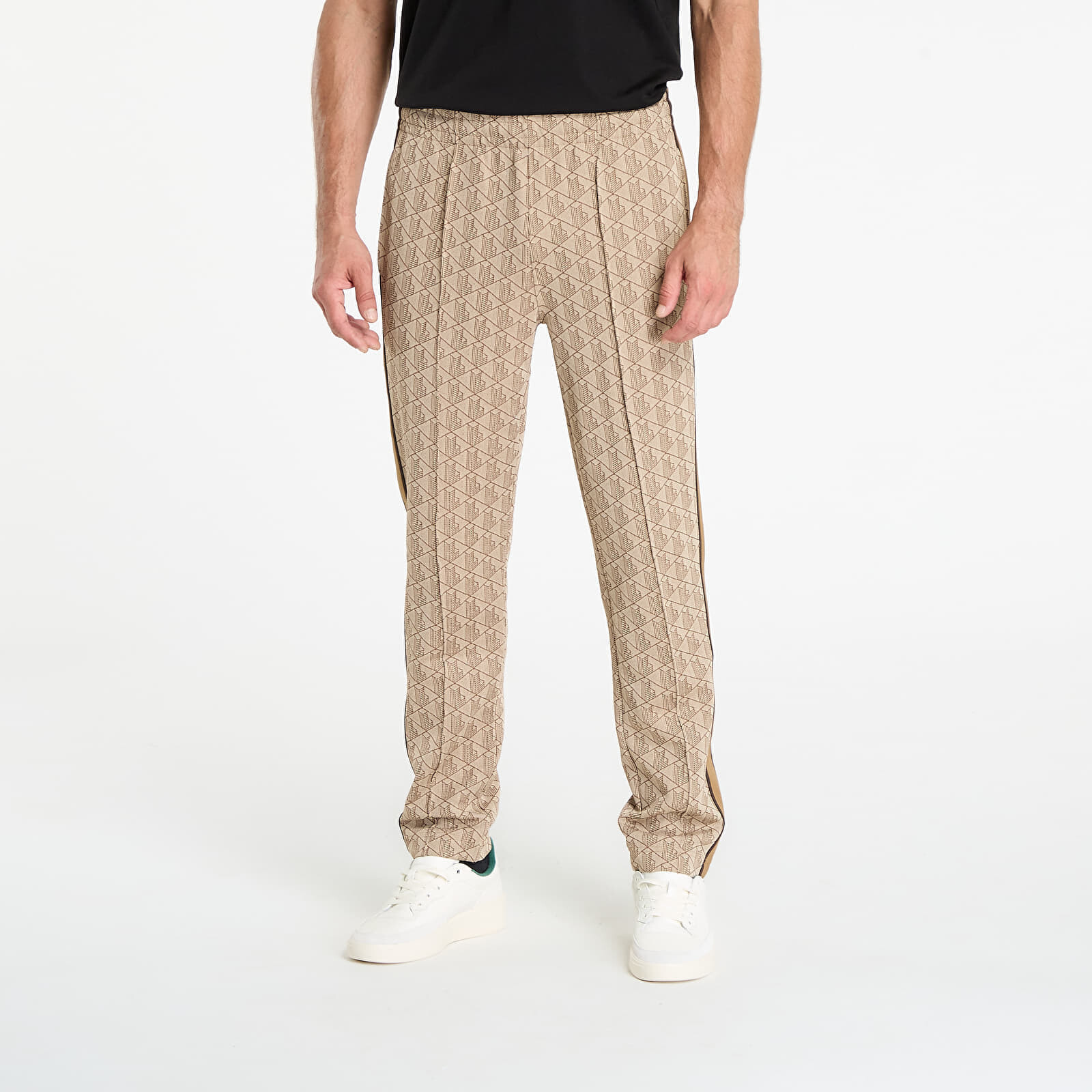 Kalhoty LACOSTE Men's Tracksuit Trousers Croissant/ Cookie-Port 0 XL