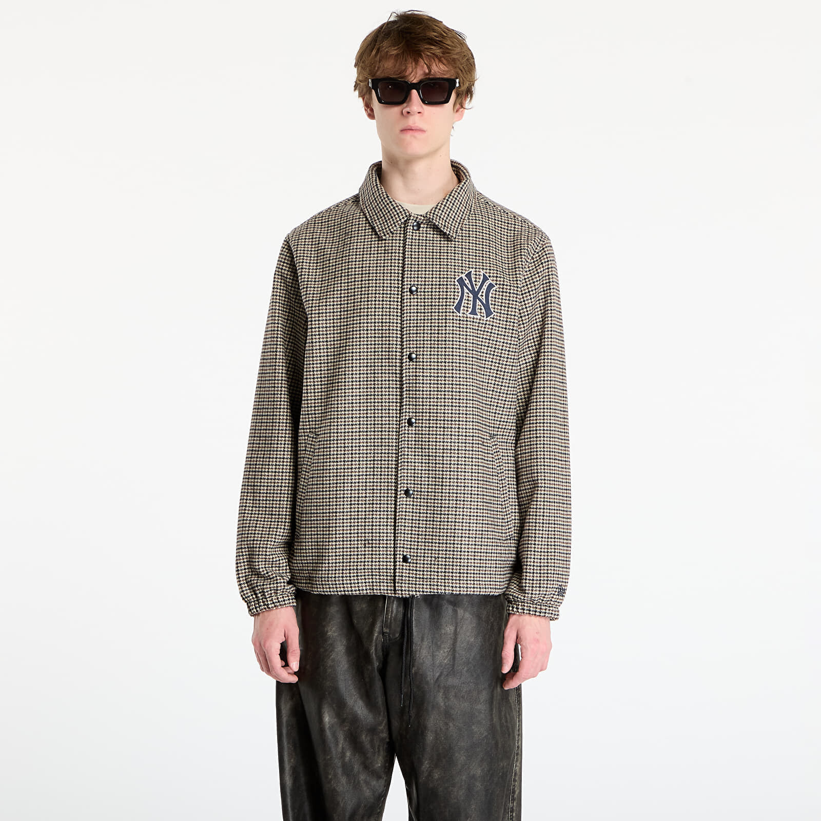 Bunda New Era MLB New York Yankees Check Coaches Jacket UNISEX Dau S