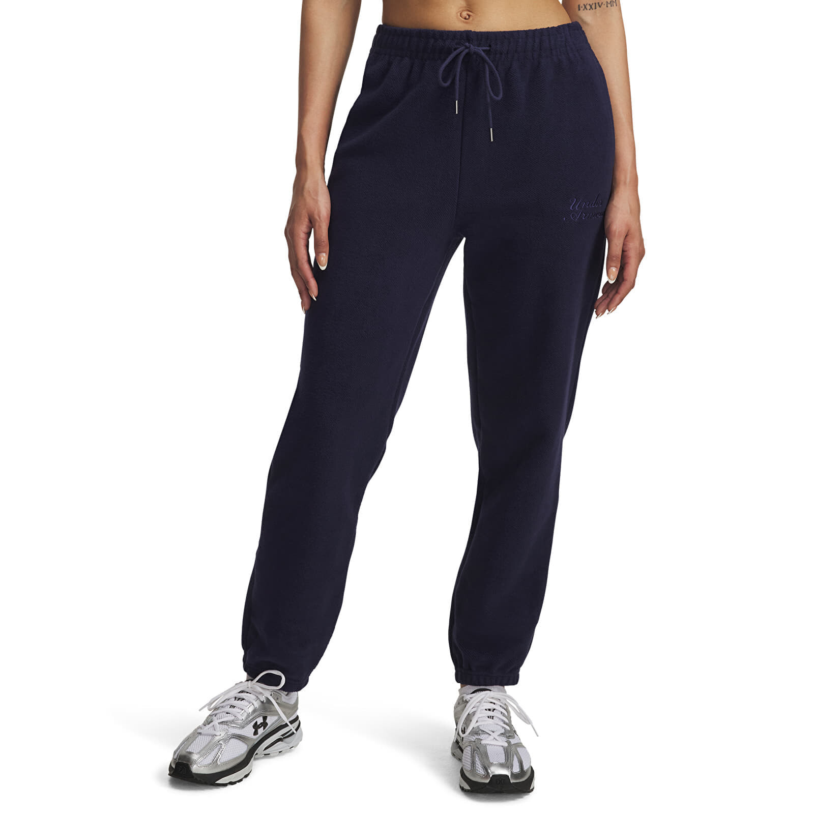 Kalhoty Under Armour Icon Terry Varsity Jogger Blue S