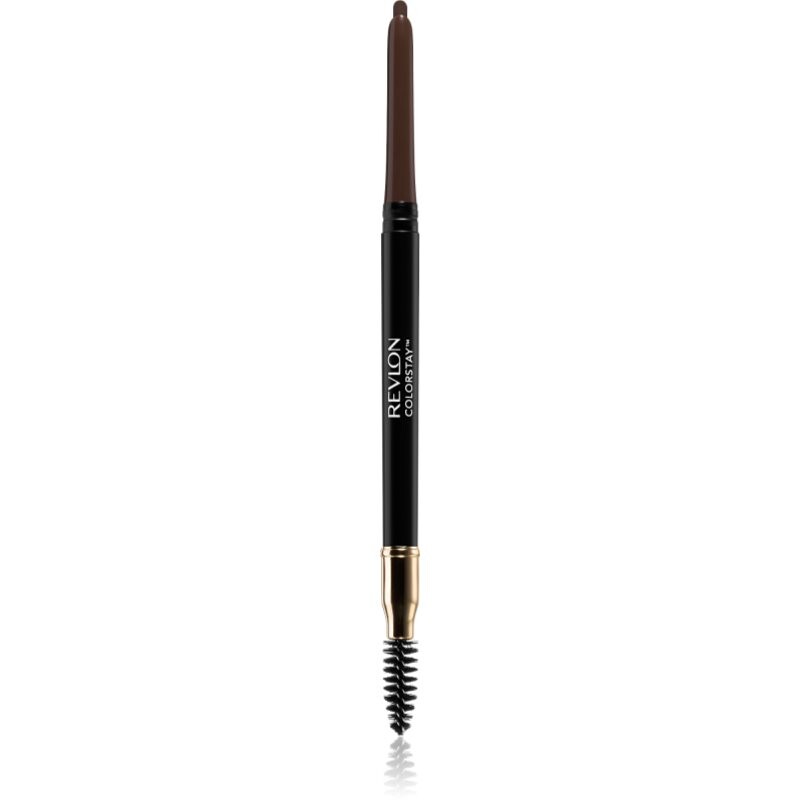Revlon Cosmetics ColorStay™ obojstranná ceruzka na obočie s kefkou odtieň 220 Dark Brown 0,35 g