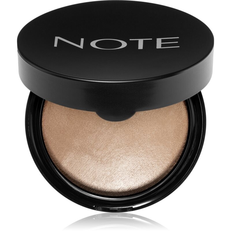 Note Cosmetique Baked Powder zapečený rozjasňujúci púder odtieň 01 Stardust 10 g