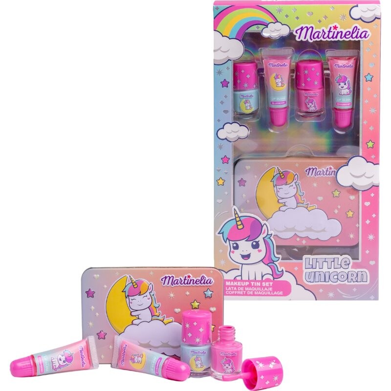 Martinelia Little Unicorn Makeup Tin Set darčeková sada