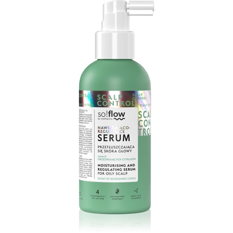 so!flow Oily Scalp Moisturising and Regulating Serum sérum pre problematickú a mastnú pokožku 150 ml