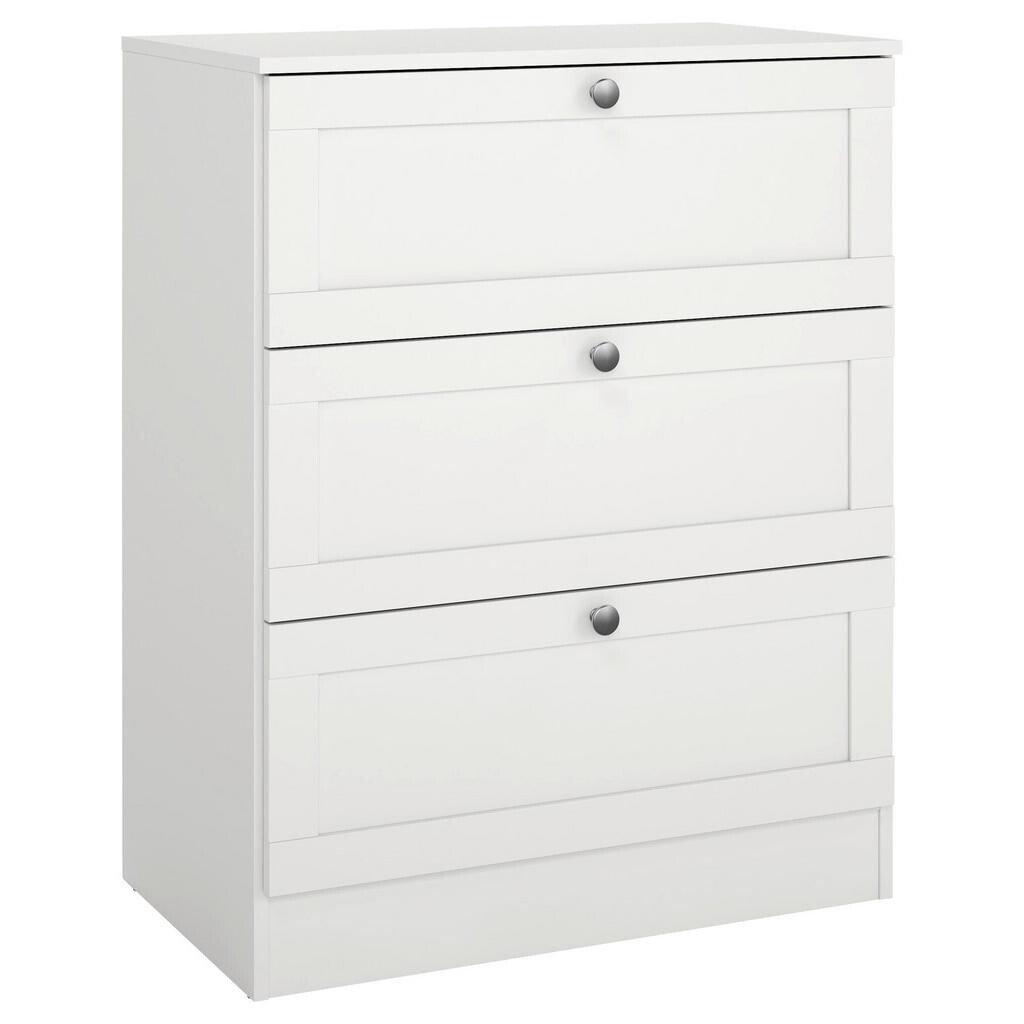 MID.YOU KOMODA, biela, 70,2/88,95/41,5 cm