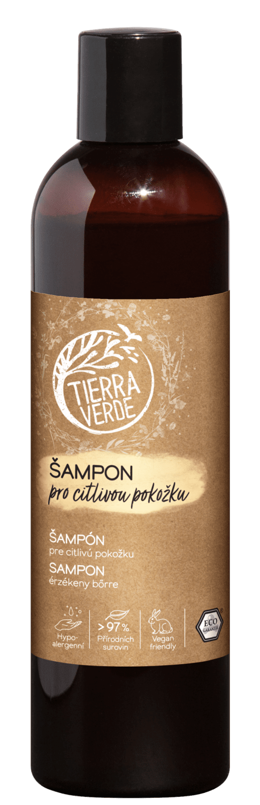 TIERRA VERDE Šampón pre citlivú pokožku 300 ml