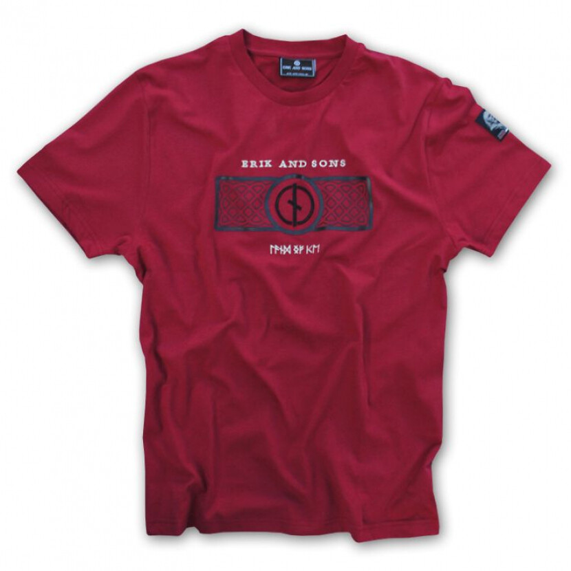 Tričko Erik and Sons Ice - červené, S