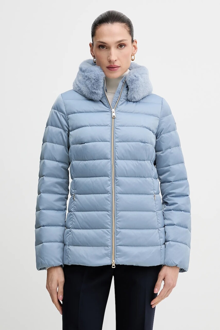 Páperová bunda Geox BETTANIE modrá farba, zimná, W5626T T3122