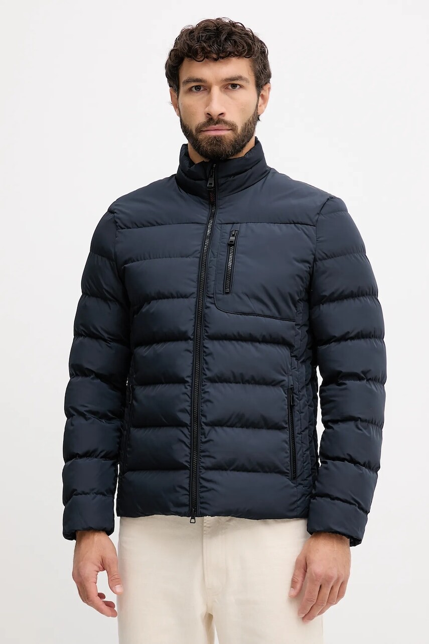 Bunda Geox SNAKE tmavomodrá farba, zimná, M5628D T3266