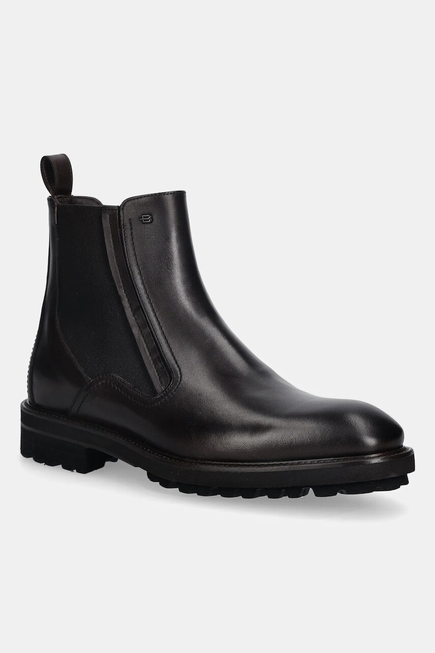 Kožené topánky chelsea Baldinini hnedá farba, U6B026P1VITE