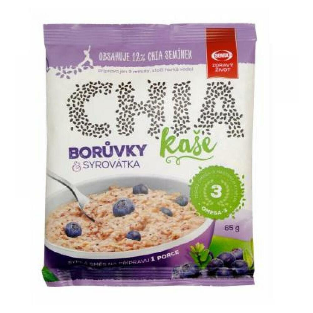 SEMIX Chia kaša čučoriedky a srvátka 65 g