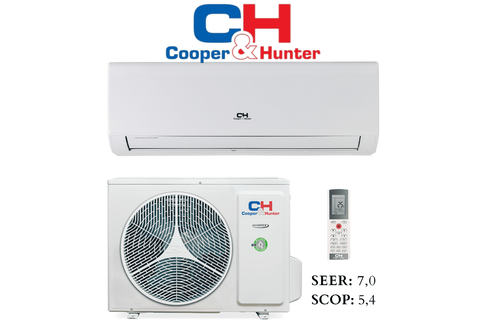 Set nástennej klimatizácie Cooper&Hunter ARCTIC 7,1 kW CH-S24FTXLA2-NG