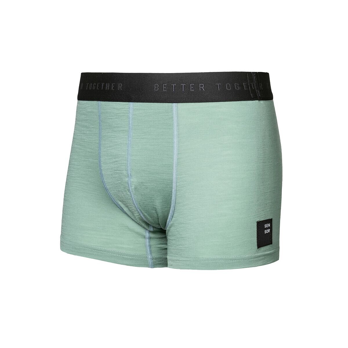 SENSOR MERINO CORDURA pánske trenírky basil green Veľkosť: S