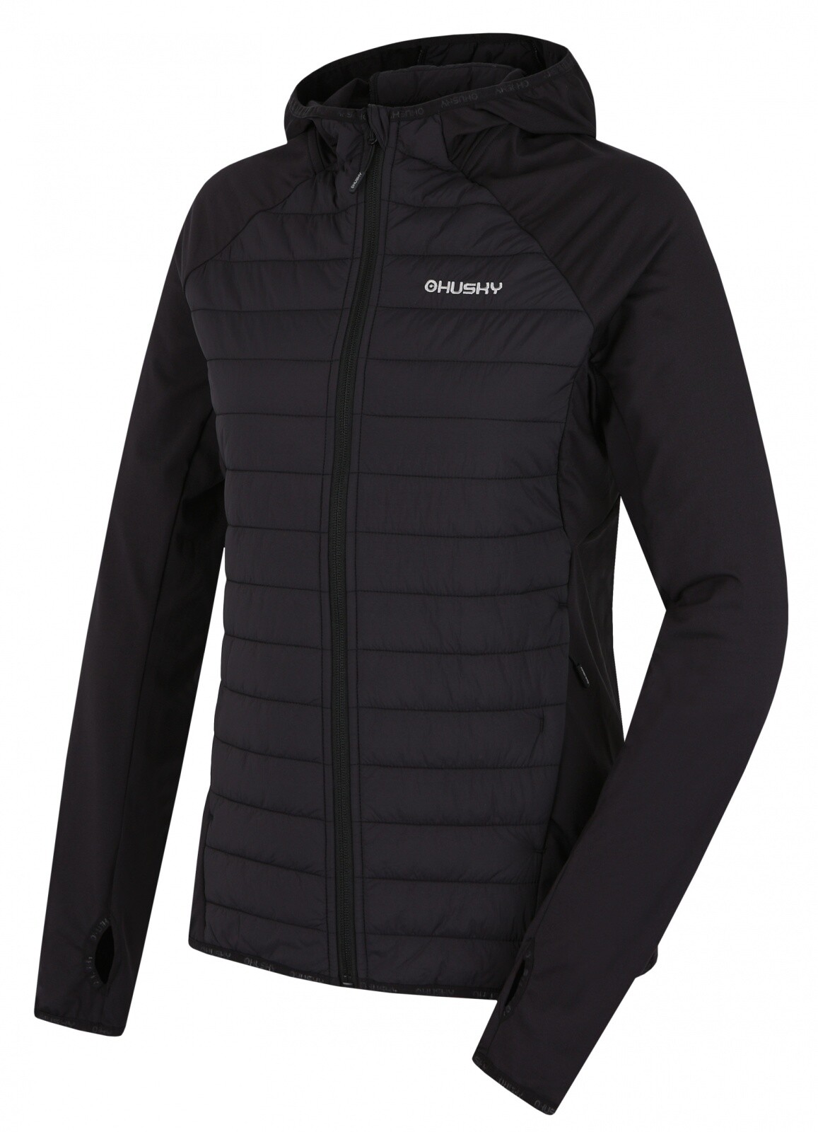 Husky Dámska hybrid mikina Arya L black Veľkosť: L