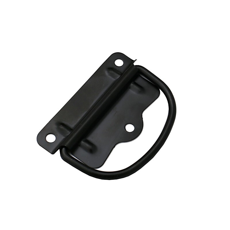 Sklopné madlo XL 8x4,6 cm - čierna