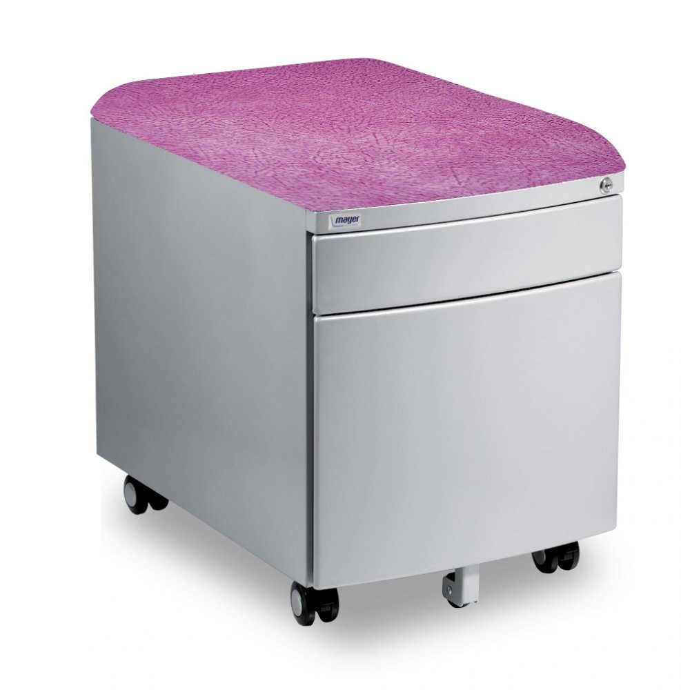 Pojazdný kontajner Mayer 32P8 30 370 — strieborný, ružový aquaclean
