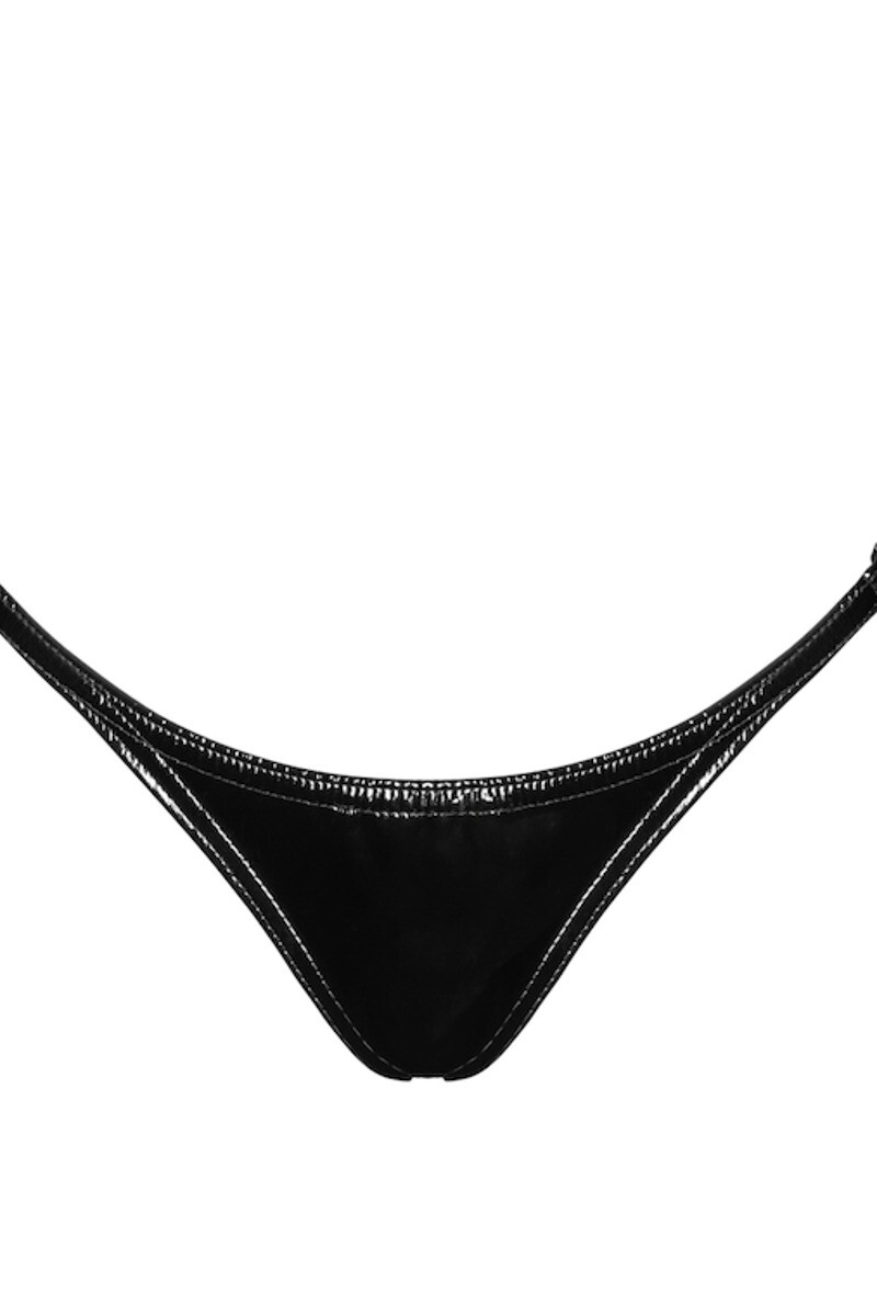 Čierne odopínacie tango nohavičky Dominae