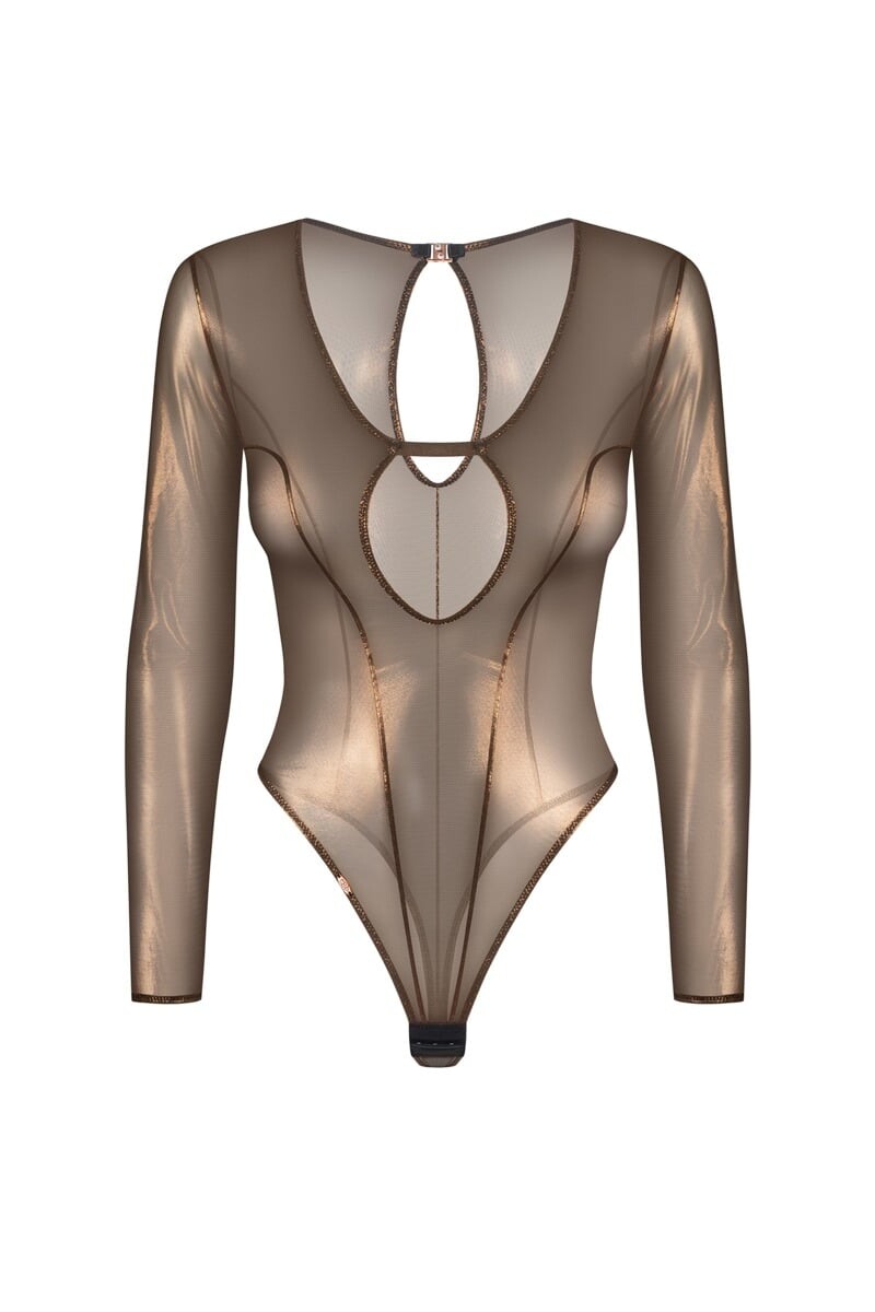 Metalické body s dlhým rukávom Soranna