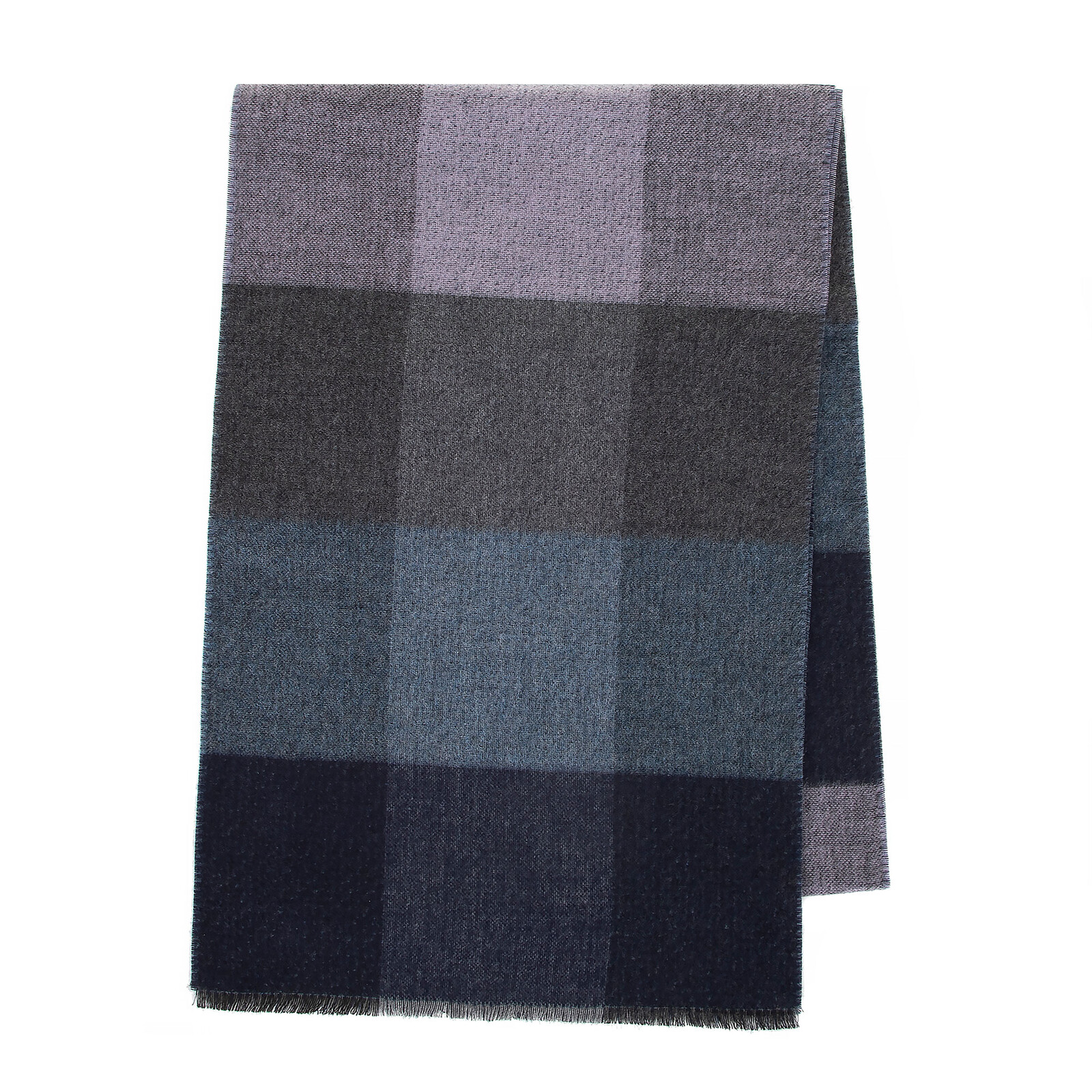 Pánsky šál v károvanom vzore – mäkký, elegantný a hrejivý doplnok 100-7M-003-X7