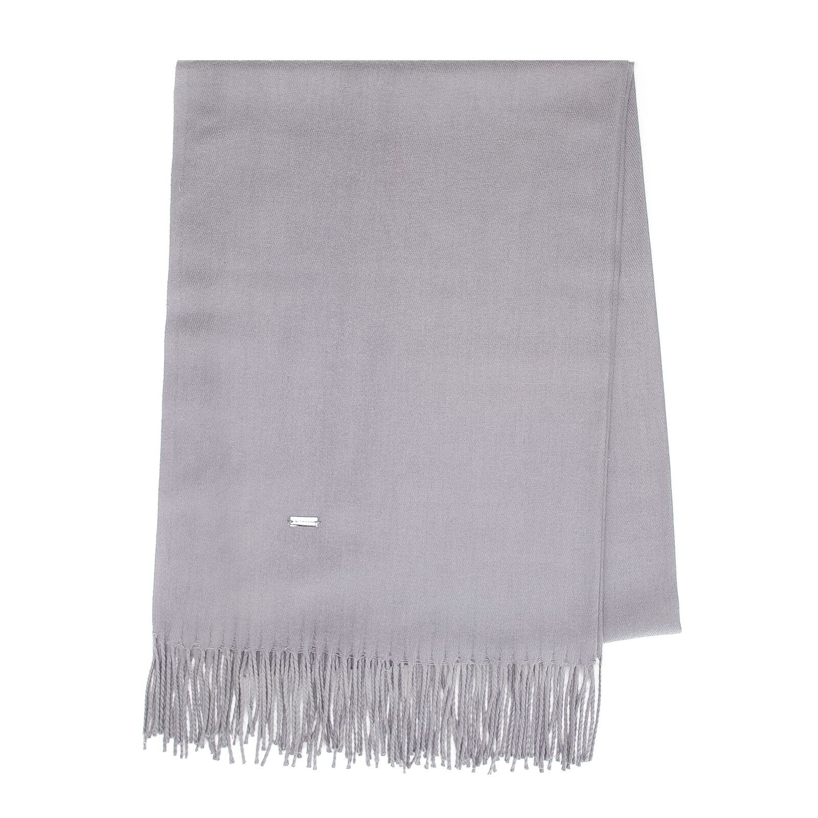 Dámsky šedý šál so strapcami – mäkký, štýlový a ideálny na chladné dni 101-7F-100-8