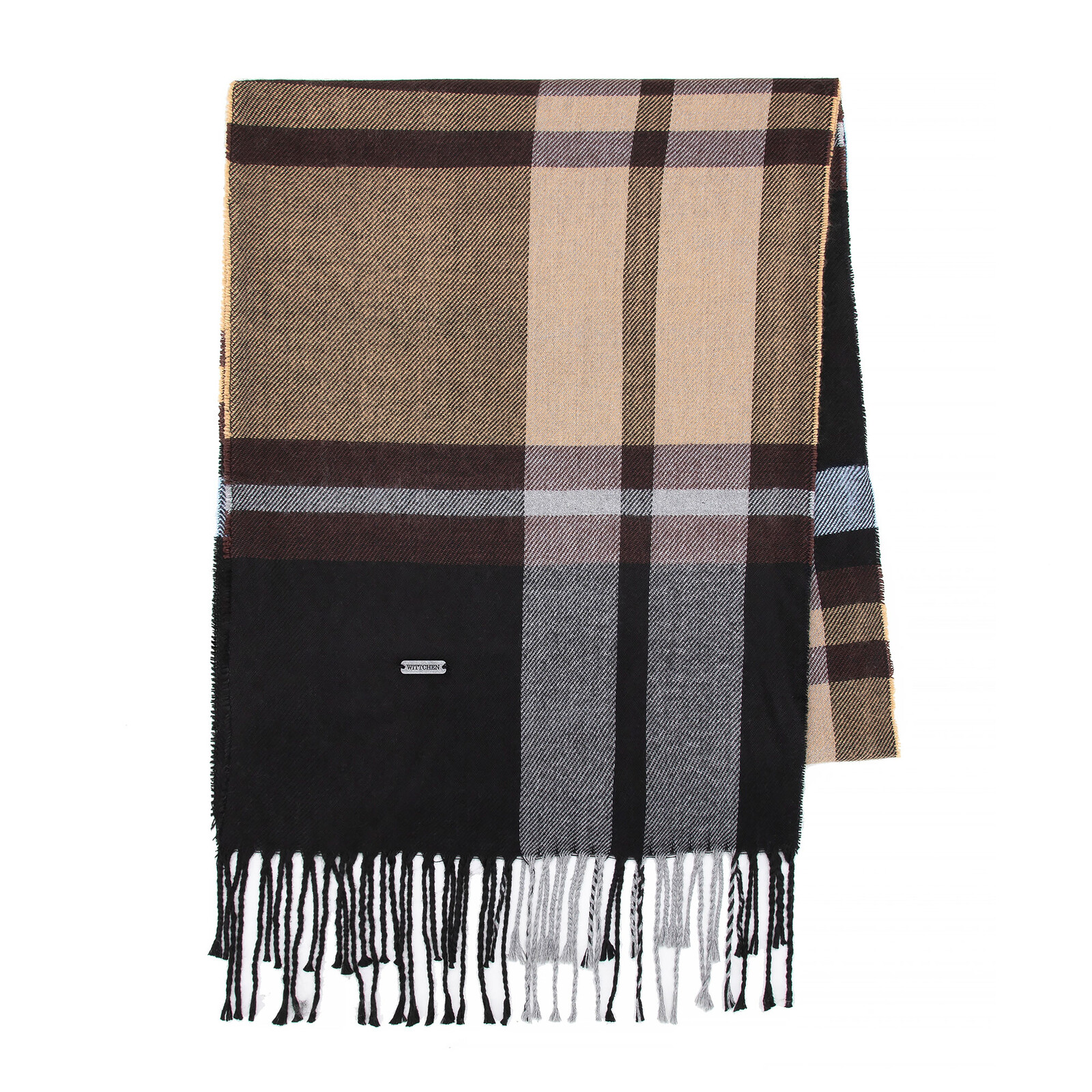 Pánsky šál v károvanom vzore – štýl, pohodlie a elegancia na chladné dni 101-7F-100-X