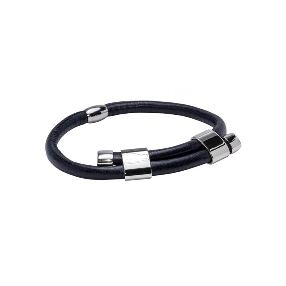 Nastaviteľný choker náhrdelník s lesklými kovovými prvkami 18391