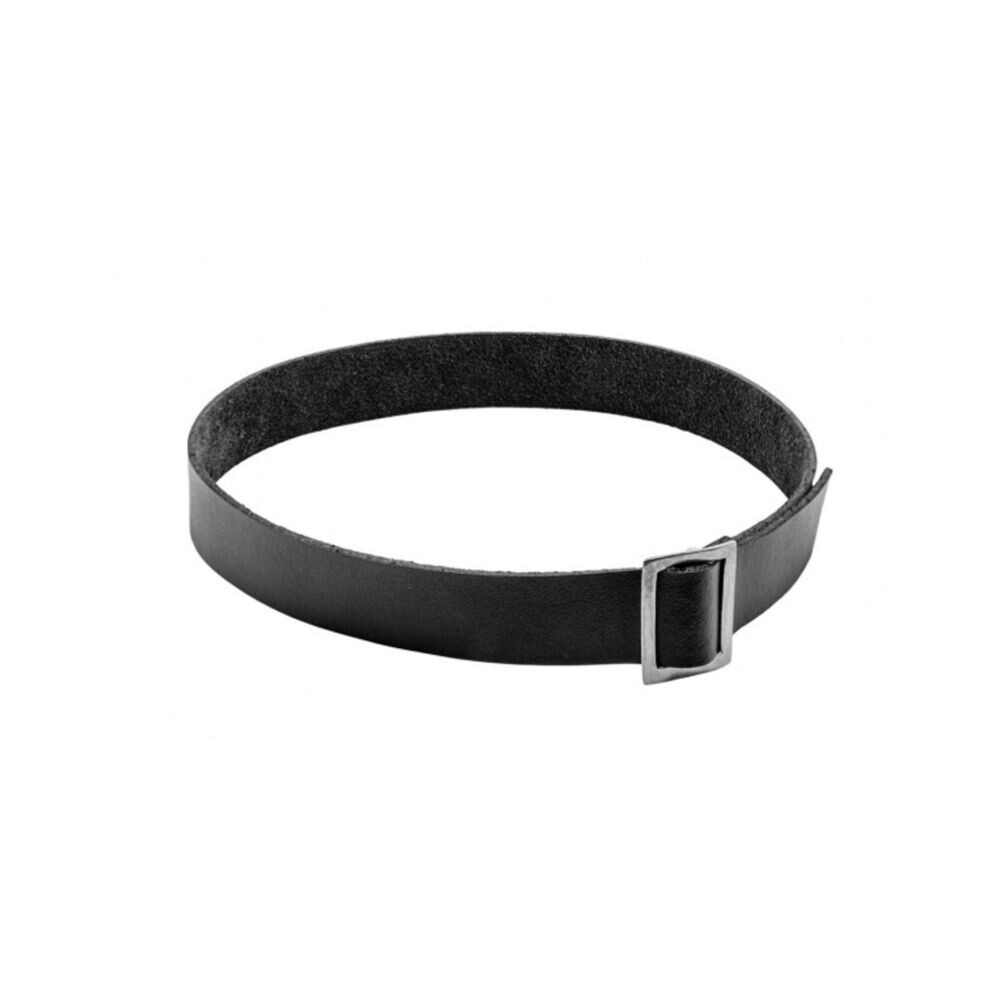 Kožený náhrdelník dámsky so strieborným prvkom 18478