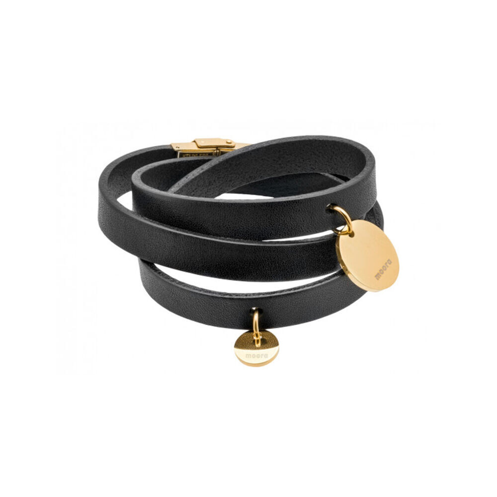 Dámsky kožený náramok s ozdobnými príveskami 18543