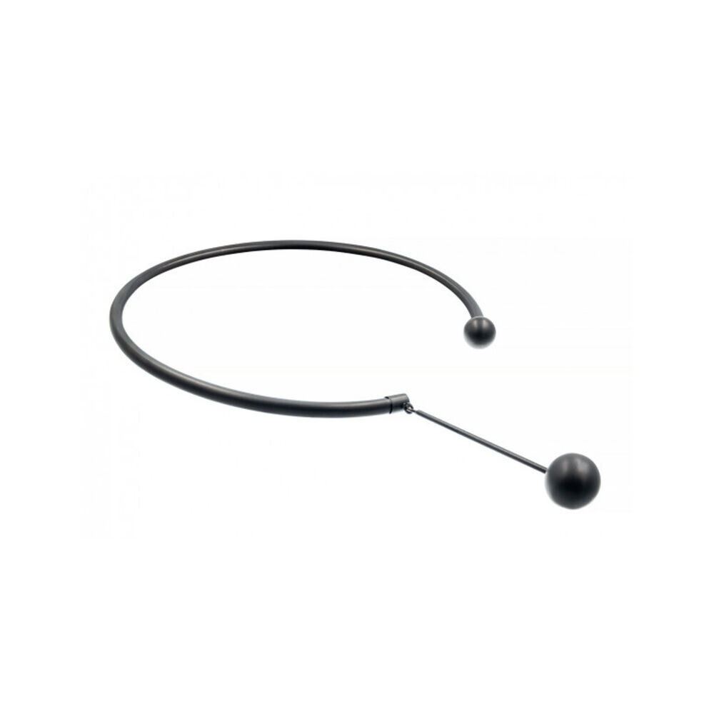 Náhrdelník z chirurgickej ocele s ozdobnou guľôčkou 18630