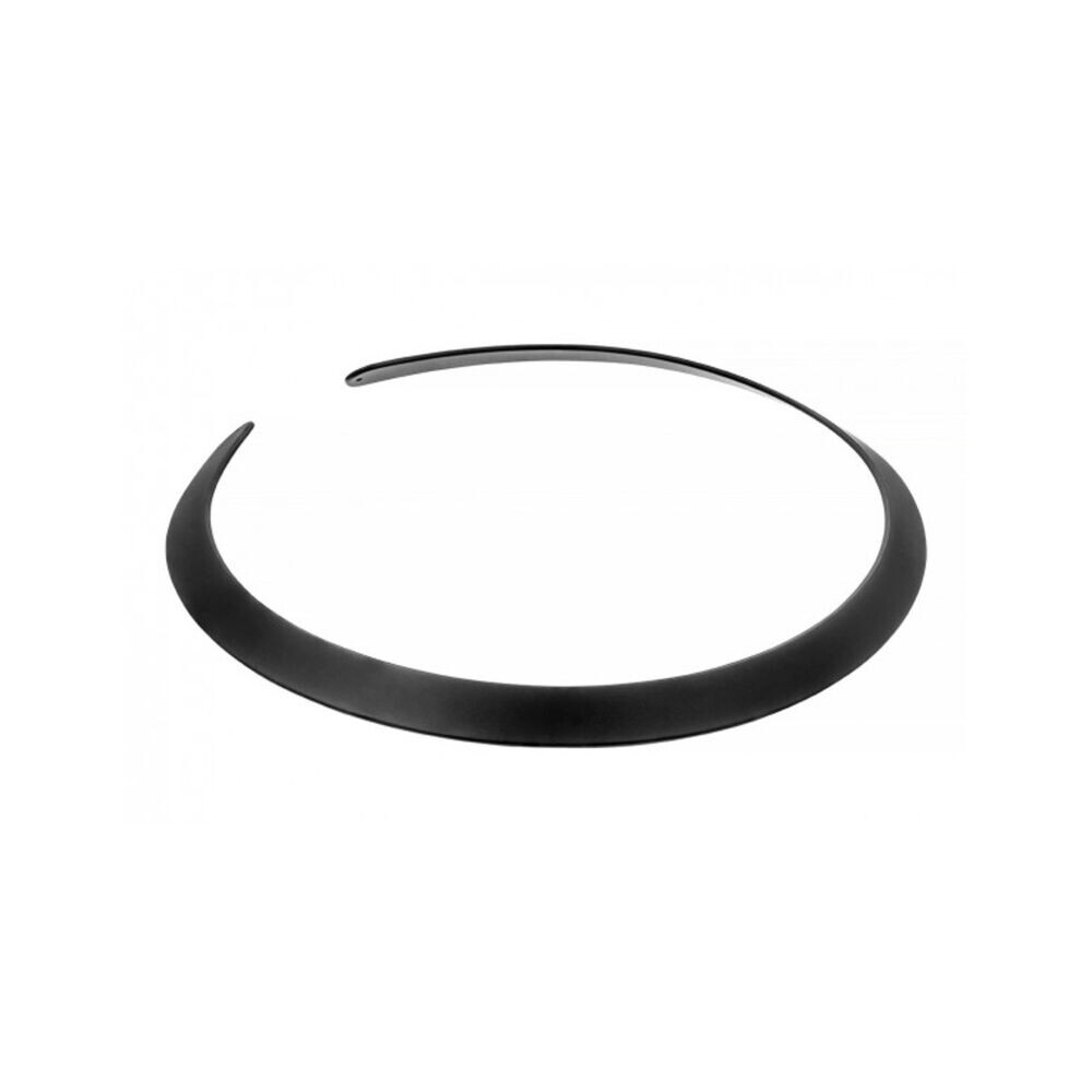 Choker náhrdelník z chirurgickej ocele čierny 18638