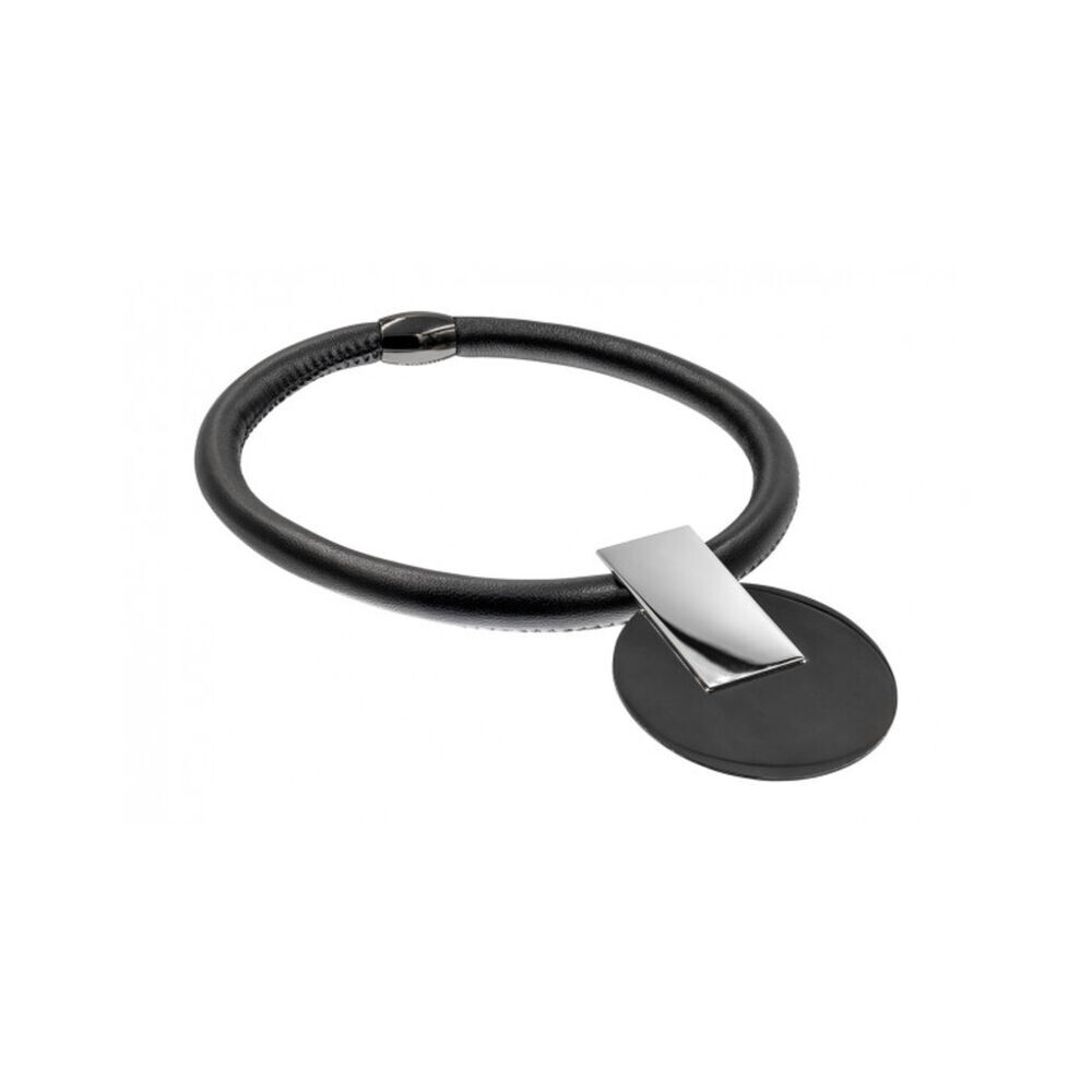 Kožený náhrdelník dámsky s príveskom 18652