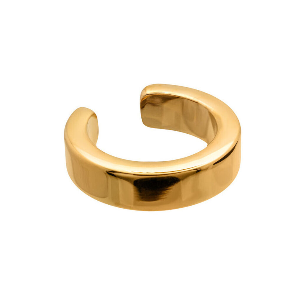 Minimalistická záušnica z pozlátenej chirurgickej ocele - 3,6 mm 18930